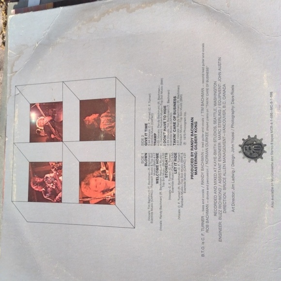 Bachman-Turner Overdrive II Vinyl Record - Picture 2 of 2